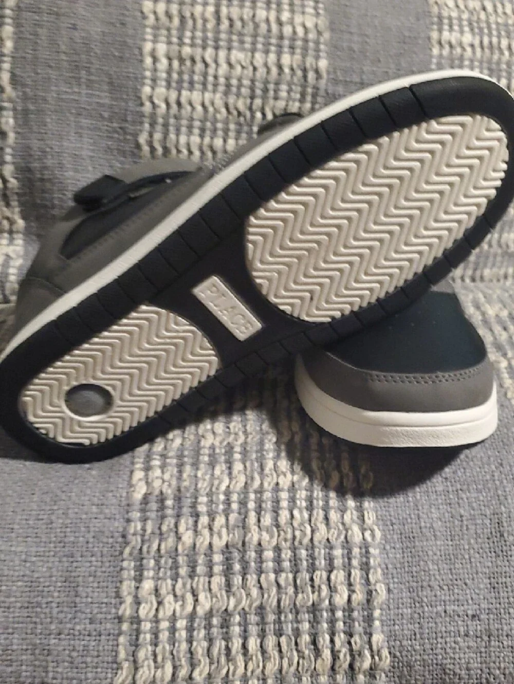 The Children's Place Grey and Black High-Top Sneakers